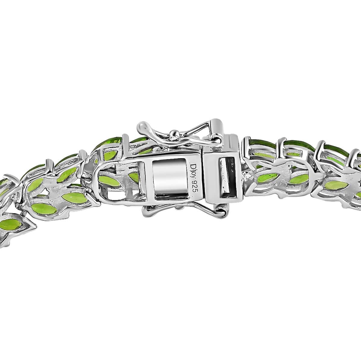 Chrome Diopside Floral Spray Bracelet in Platinum Over Sterling Silver (7.25 In) 19.15 ctw image number 3