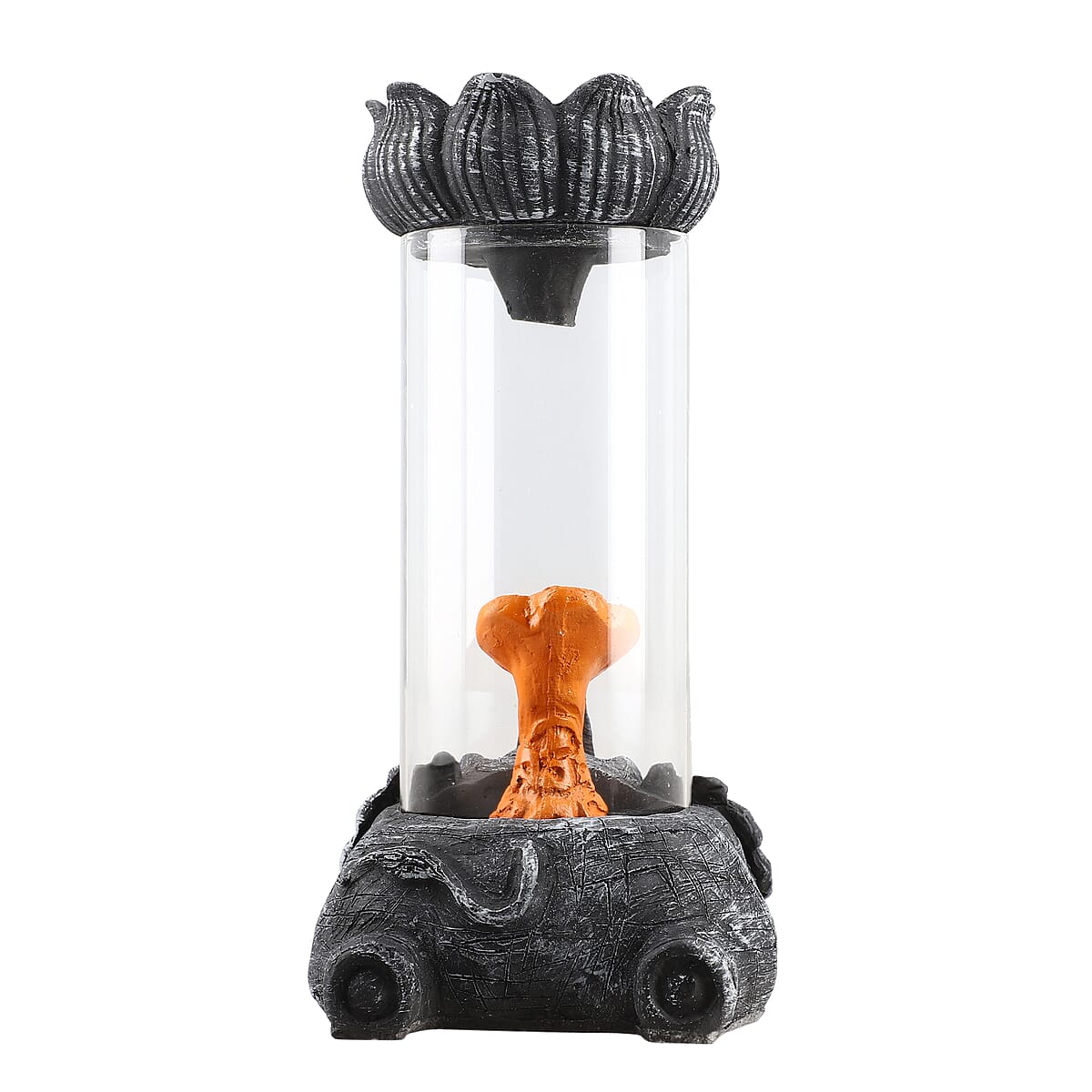 Golden Elephant Smoke Fountain With Incense 40 Cones 7.5 Inch image number 6