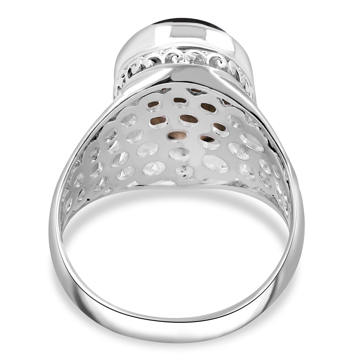 Labradorite 11.50 ctw Ring in Sterling Silver (Size 11.5)