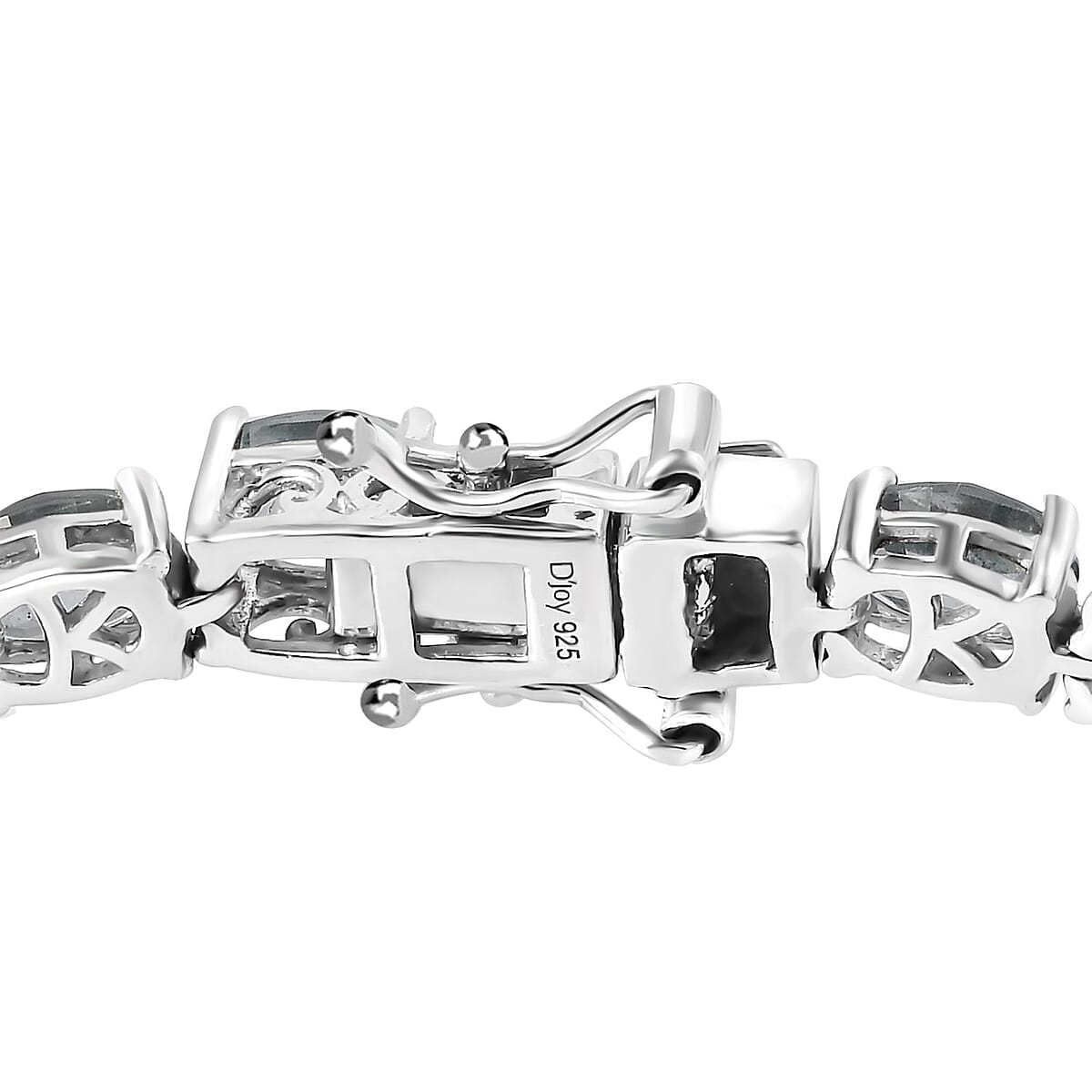 Aqua Kyanite Tennis Bracelet in Platinum Over Sterling Silver (7.25 In) 17.25 ctw image number 3