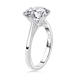 950 Platinum Moissanite Solitaire Ring (Size 10.0) 4.80 Grams 3.30 ctw