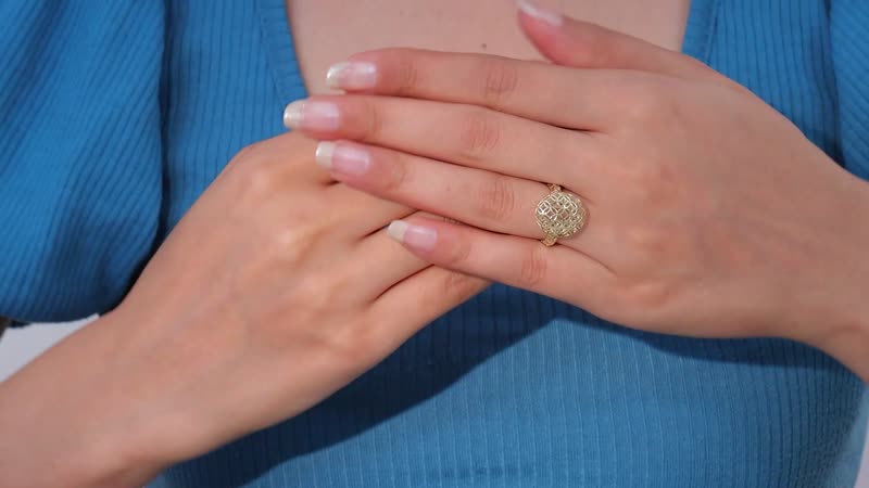 10K Yellow Gold Ring (Size 10.0) 2.10 Grams