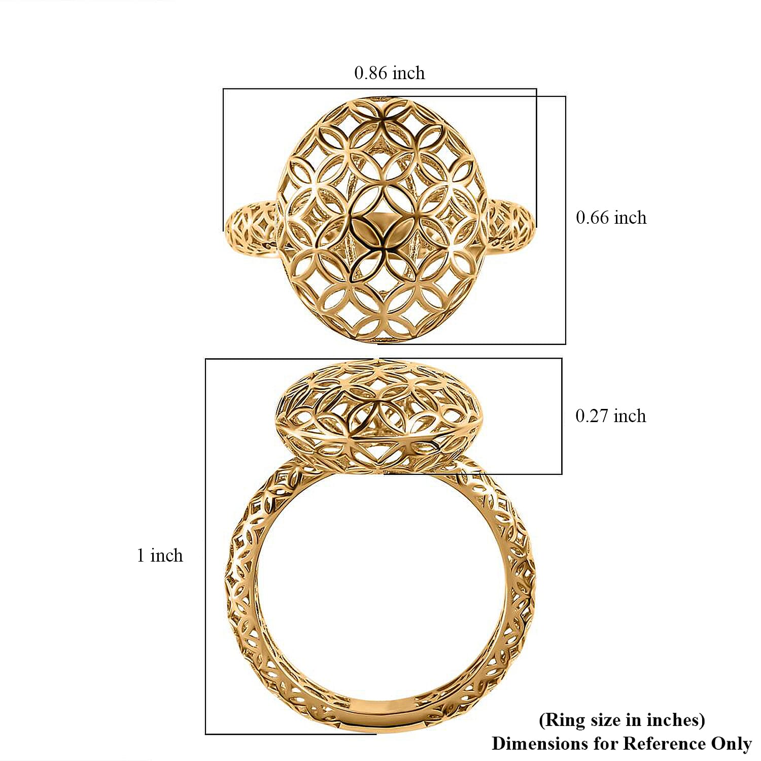 10K Yellow Gold Ring (Size 10.0) 2.10 Grams