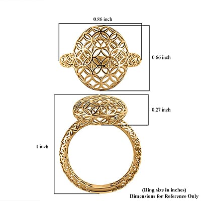 10K Yellow Gold Ring (Size 10.0) 2.10 Grams