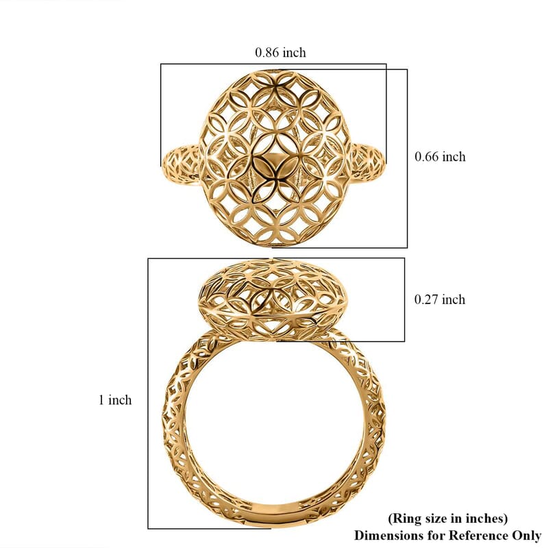 10K Yellow Gold Ring (Size 10.0) 2.10 Grams