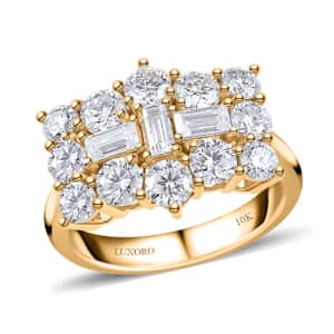 Mother’s Day Gift Luxoro 10K Yellow Gold Moissanite Ring (Size 10.0) 4.50 Grams 1.90 ctw