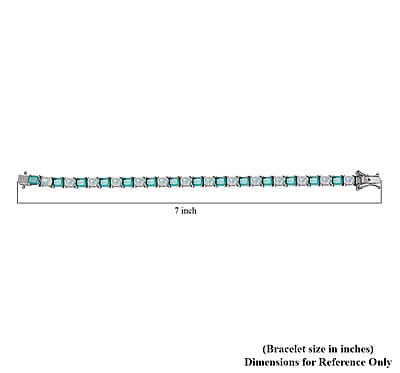 Premium Grandidierite and Ethiopian Welo Opal Bracelet in Platinum Over Sterling Silver (6.50 In) 11.30 ctw