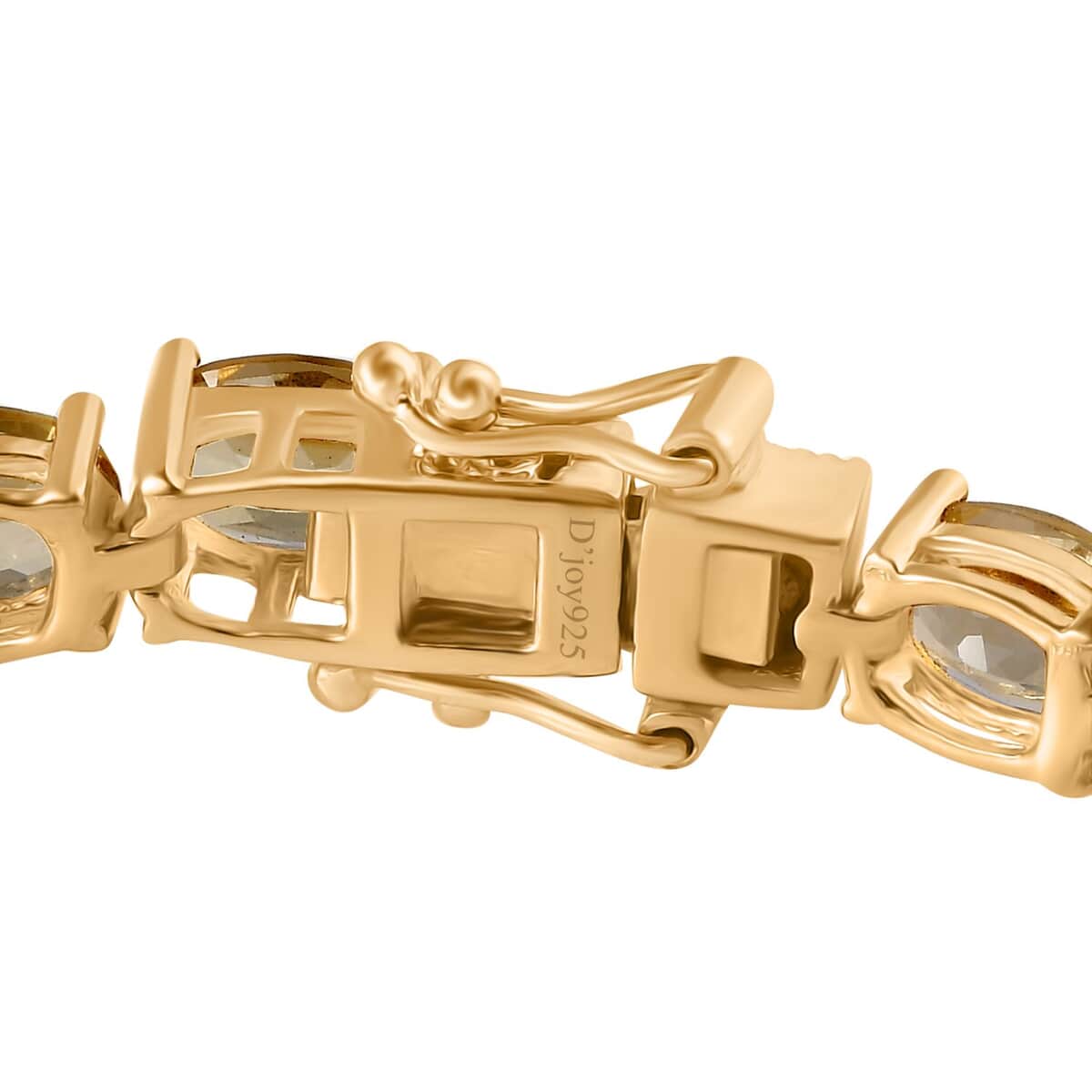 Brazilian Heliodor Tennis Bracelet in Vermeil Yellow Gold Over Sterling Silver (8.00 In) 20.20 ctw image number 3