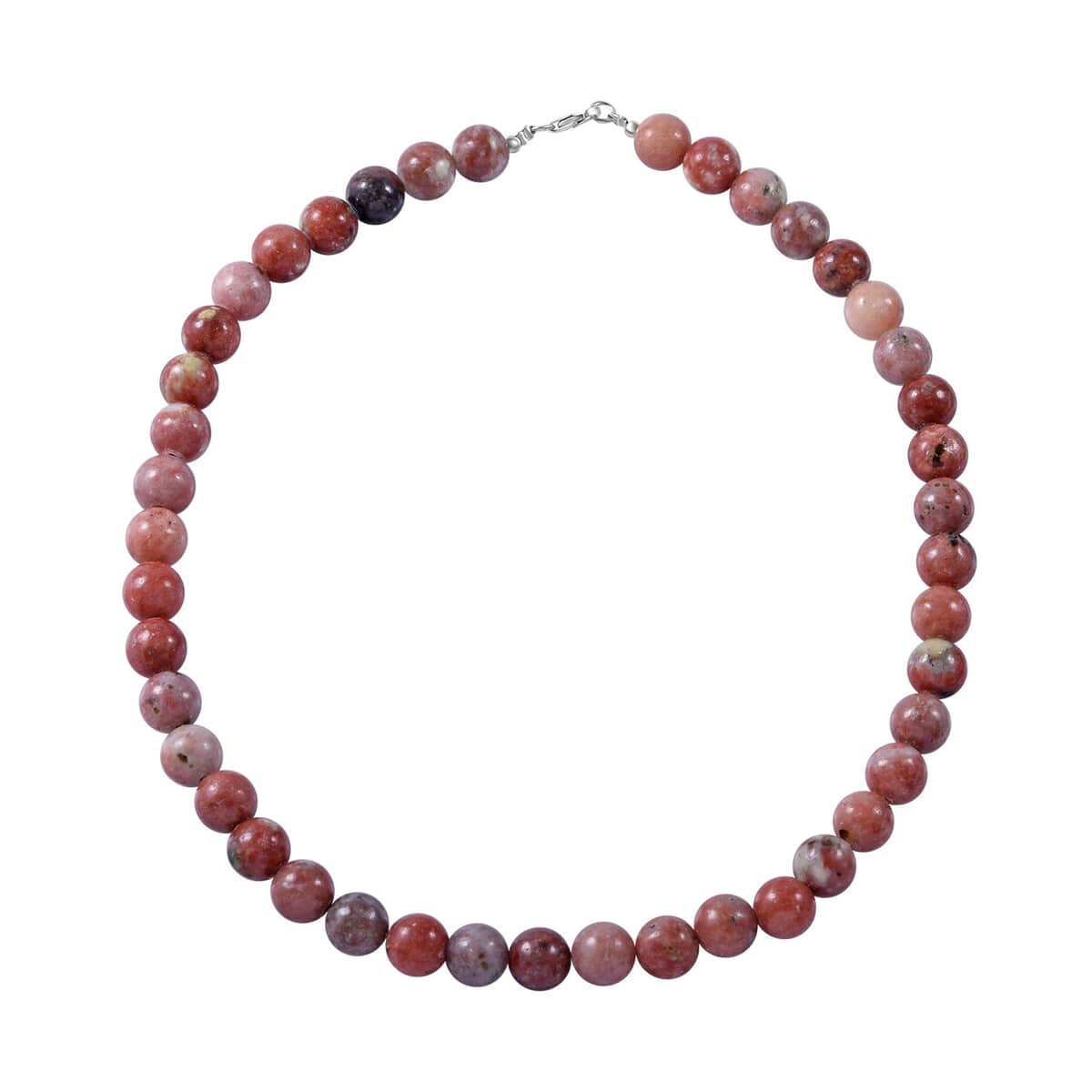 Multi Color Jasper Necklace 18 Inches in Sterling Silver 300.00 ctw image number 0