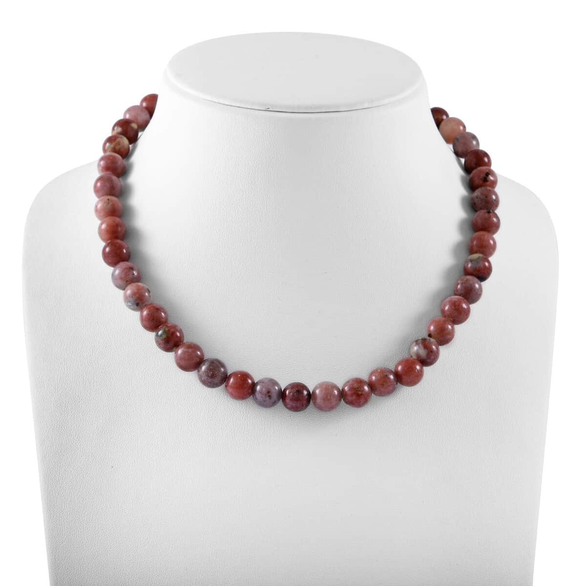 Multi Color Jasper Necklace 18 Inches in Sterling Silver 300.00 ctw image number 1