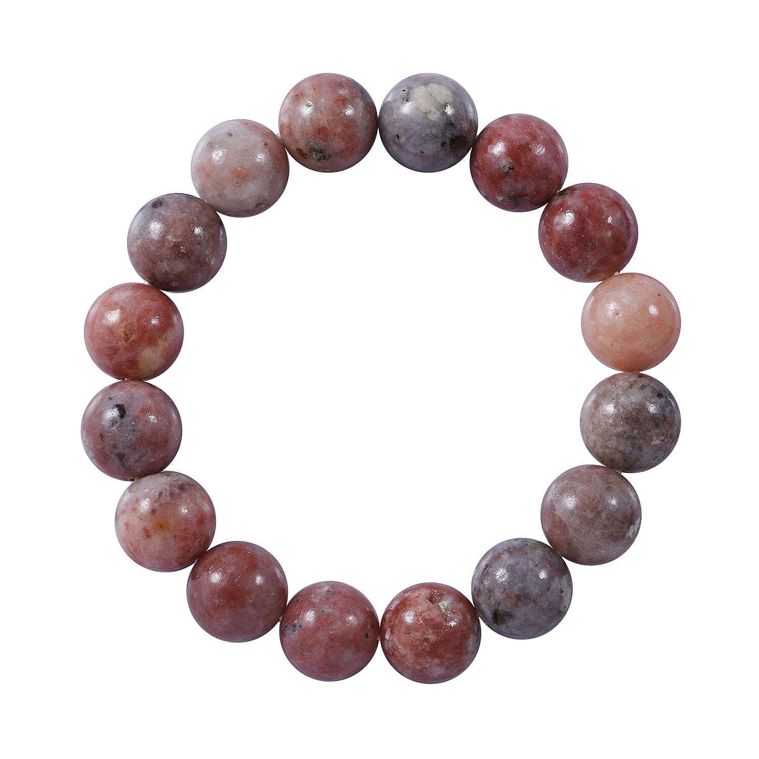 Multi Color Jasper Beaded Stretch Bracelet 200.00 ctw