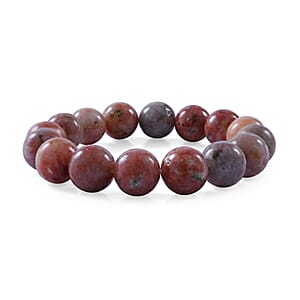 Multi Color Jasper Beaded Stretch Bracelet 200.00 ctw