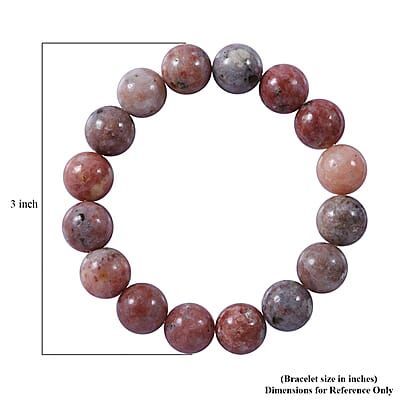 Multi Color Jasper Beaded Stretch Bracelet 200.00 ctw