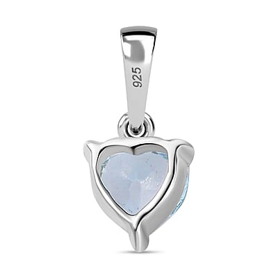 Larimar and Multi Gemstone 9.95 ctw Ring in Rhodium Over Sterling Silver (Size 6.5)