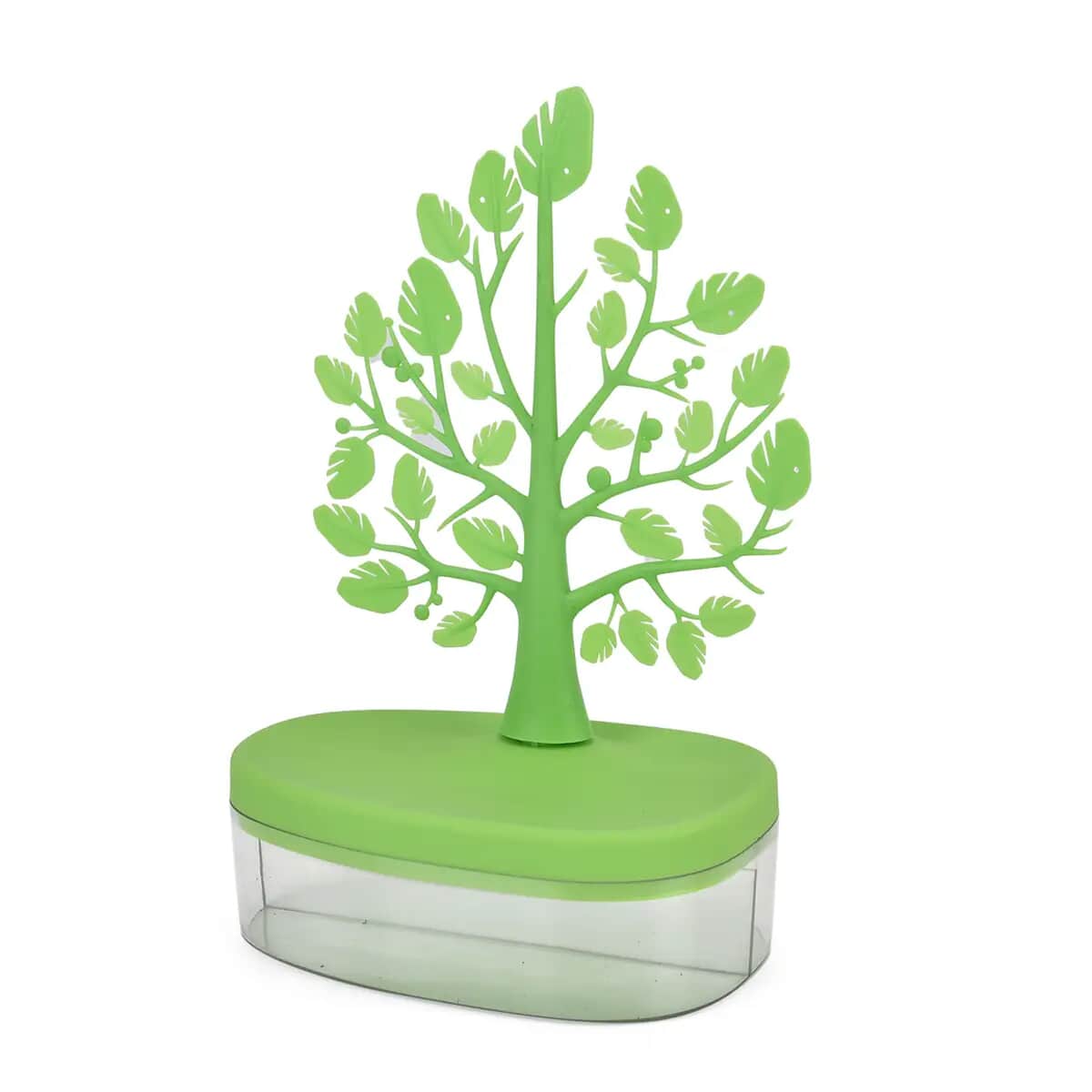 Green Tree Design Holder Display Jewelry Organizer image number 0