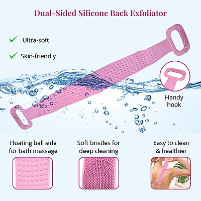 Purple Silicone Back Brush