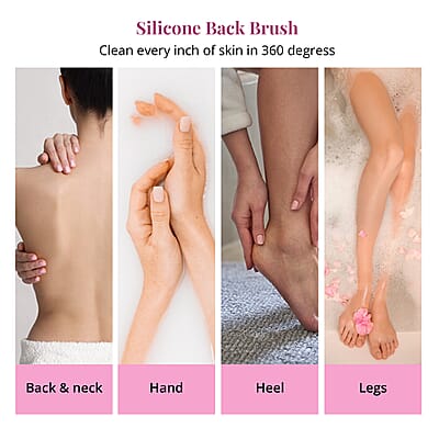 Purple Silicone Back Brush