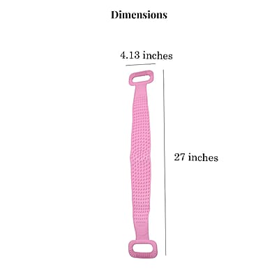 Purple Silicone Back Brush
