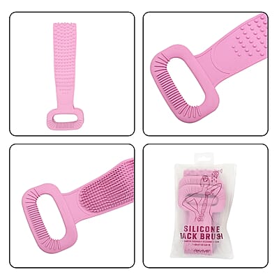 Purple Silicone Back Brush