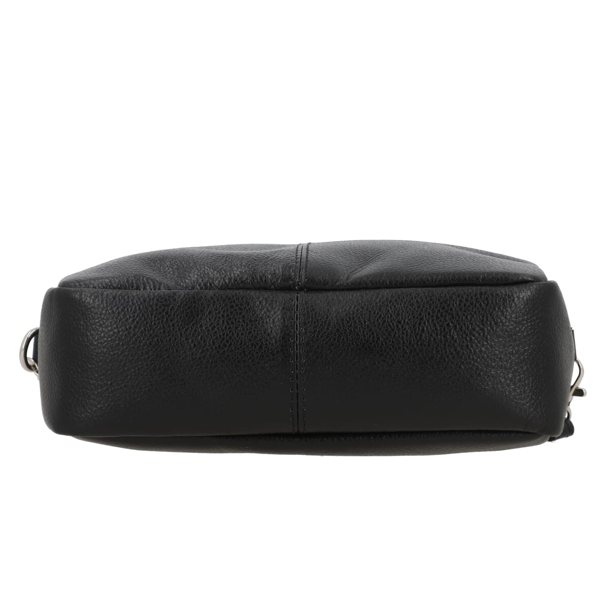100% Genuine leather crossbody sling bag Color:Black Size:8Lx1.25Wx7H INCH image number 6