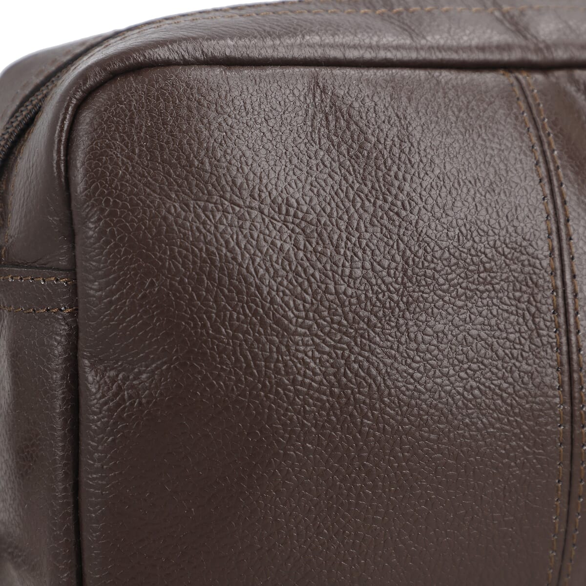 Brown Genuine Leather Crossbody Sling Bag image number 8