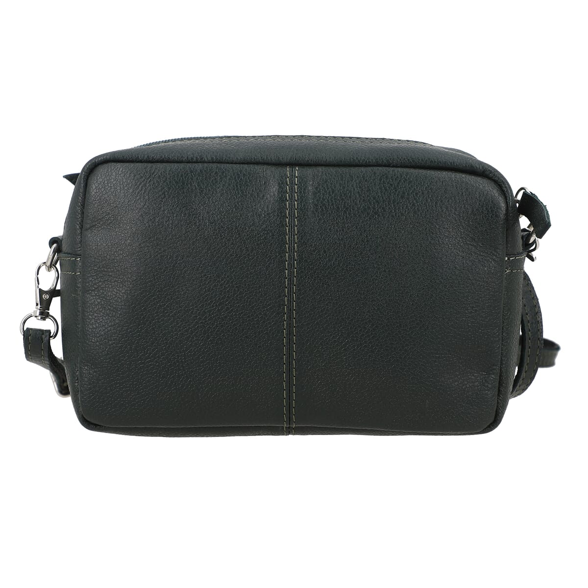 Green Genuine Leather Crossbody Sling Bag image number 0