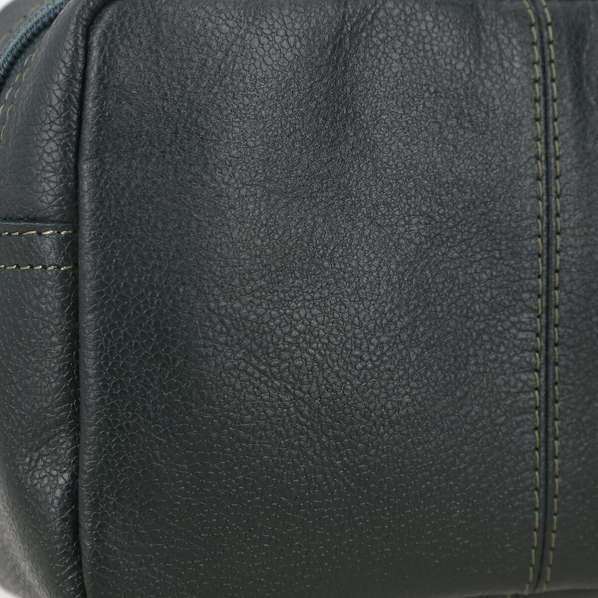 Green Genuine Leather Crossbody Sling Bag image number 8
