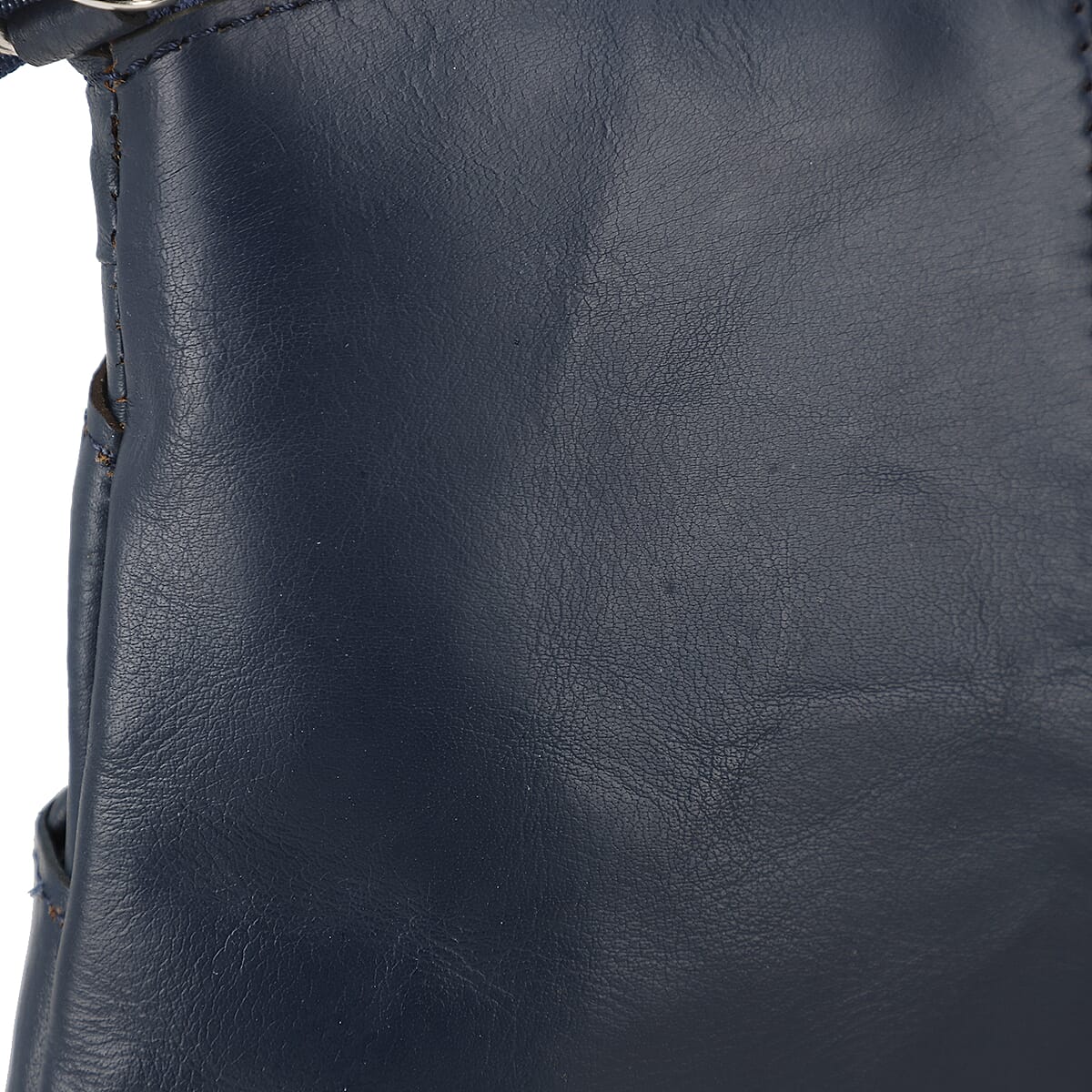 Blue Genuine Leather Crossbody Sling Bag image number 8