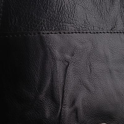 Black Genuine Leather Crossbody Sling Bag