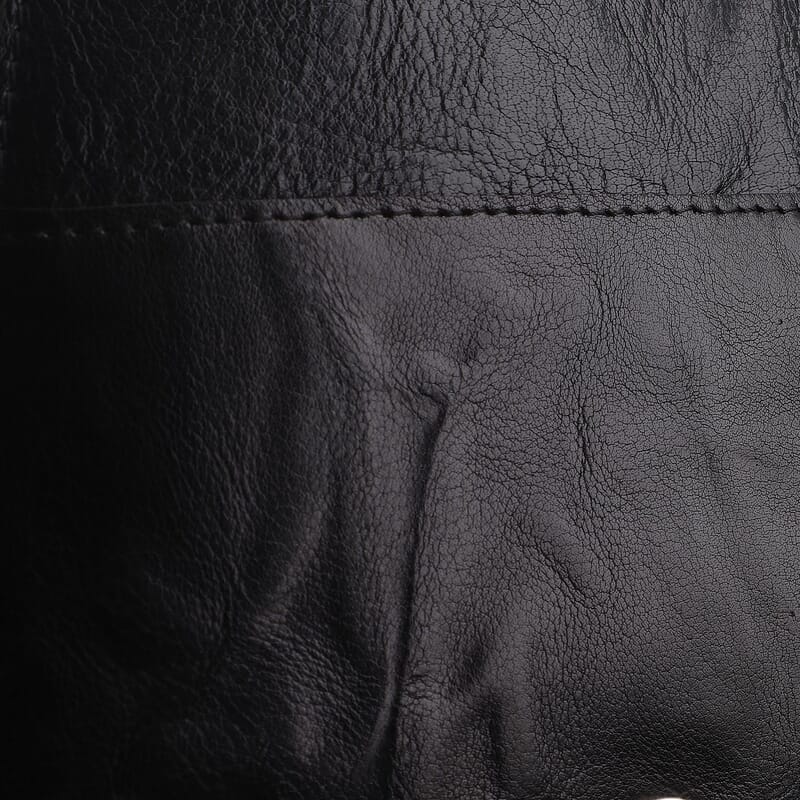 Black Genuine Leather Crossbody Sling Bag