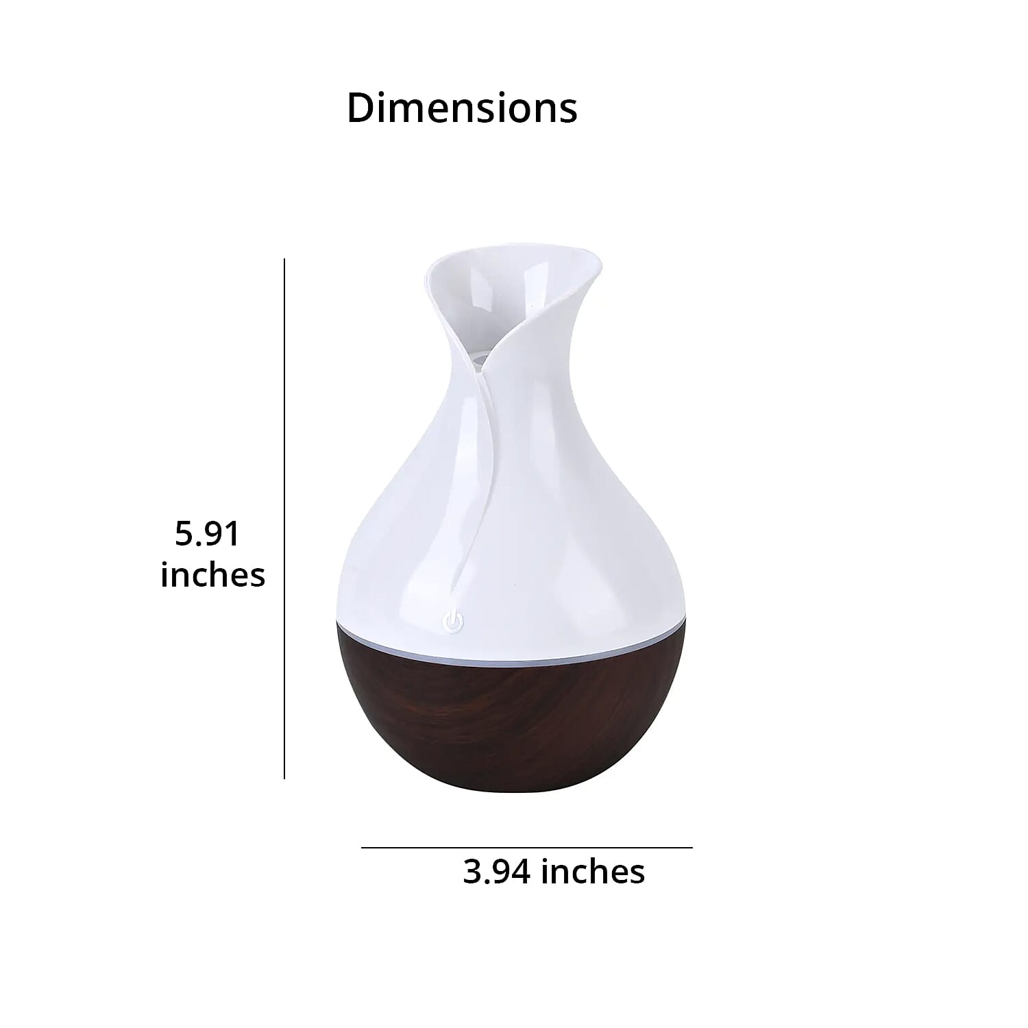 Portable Mini Air Humidifier with 5 Essential Oil and RGB Light (Powered by USB Cable)