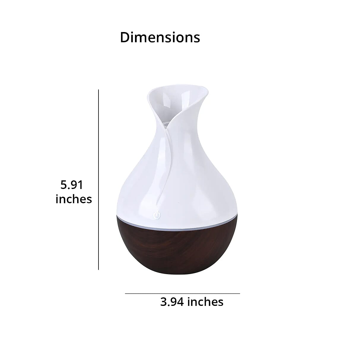 Portable Mini Air Humidifier with 5 Essential Oil and RGB Light (3.94"x3.94"x5.91") (Powered by USB Cable) image number 8