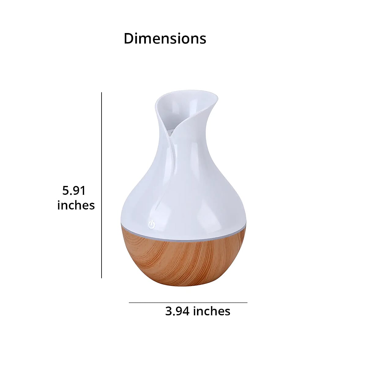 Portable Mini Air Humidifier with 5 Essential Oil and RGB Light (Powered by USB Cable) image number 8