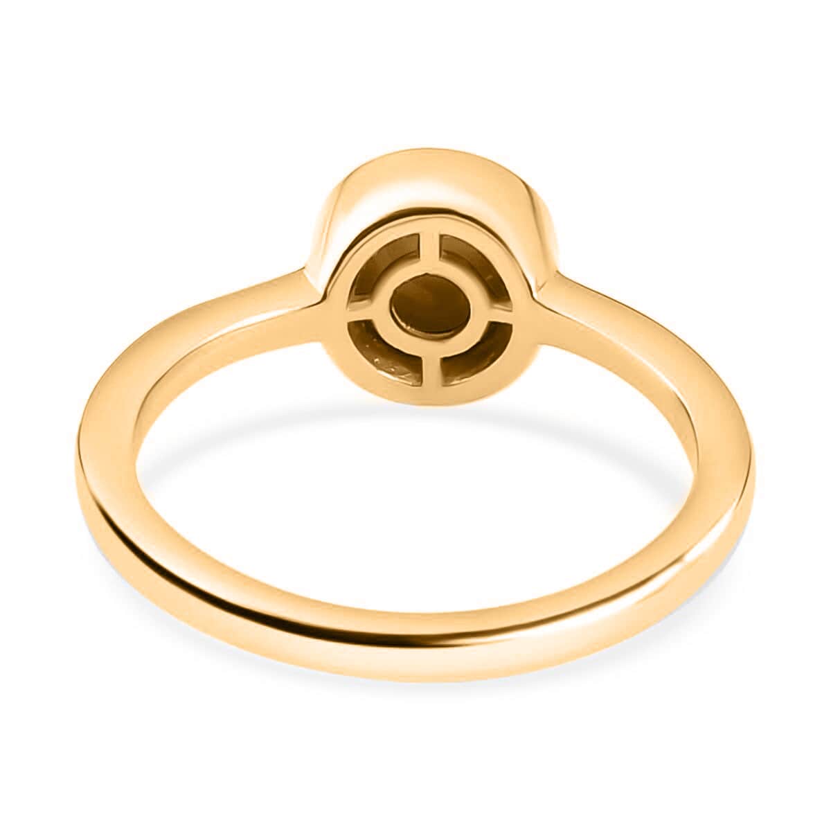 Niassa Ruby (FF) Solitaire Ring in Vermeil Yellow Gold Over Sterling Silver (Size 6.0) 1.25 ctw image number 4
