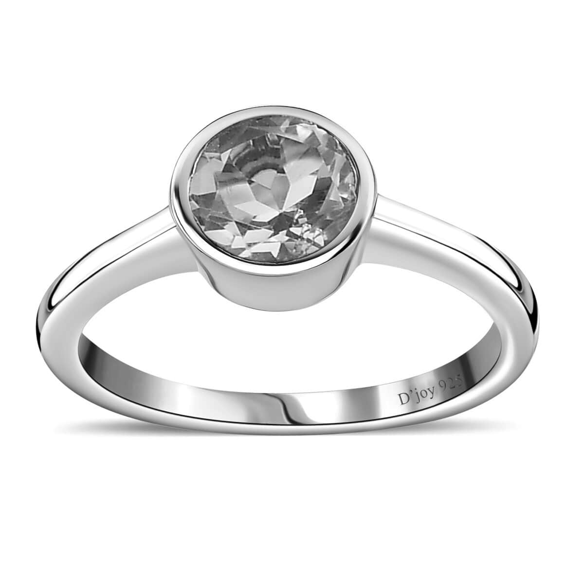 Brazilian Citrine Solitaire Ring in Platinum Over Sterling Silver (Size 8.0) 0.80 ctw image number 0