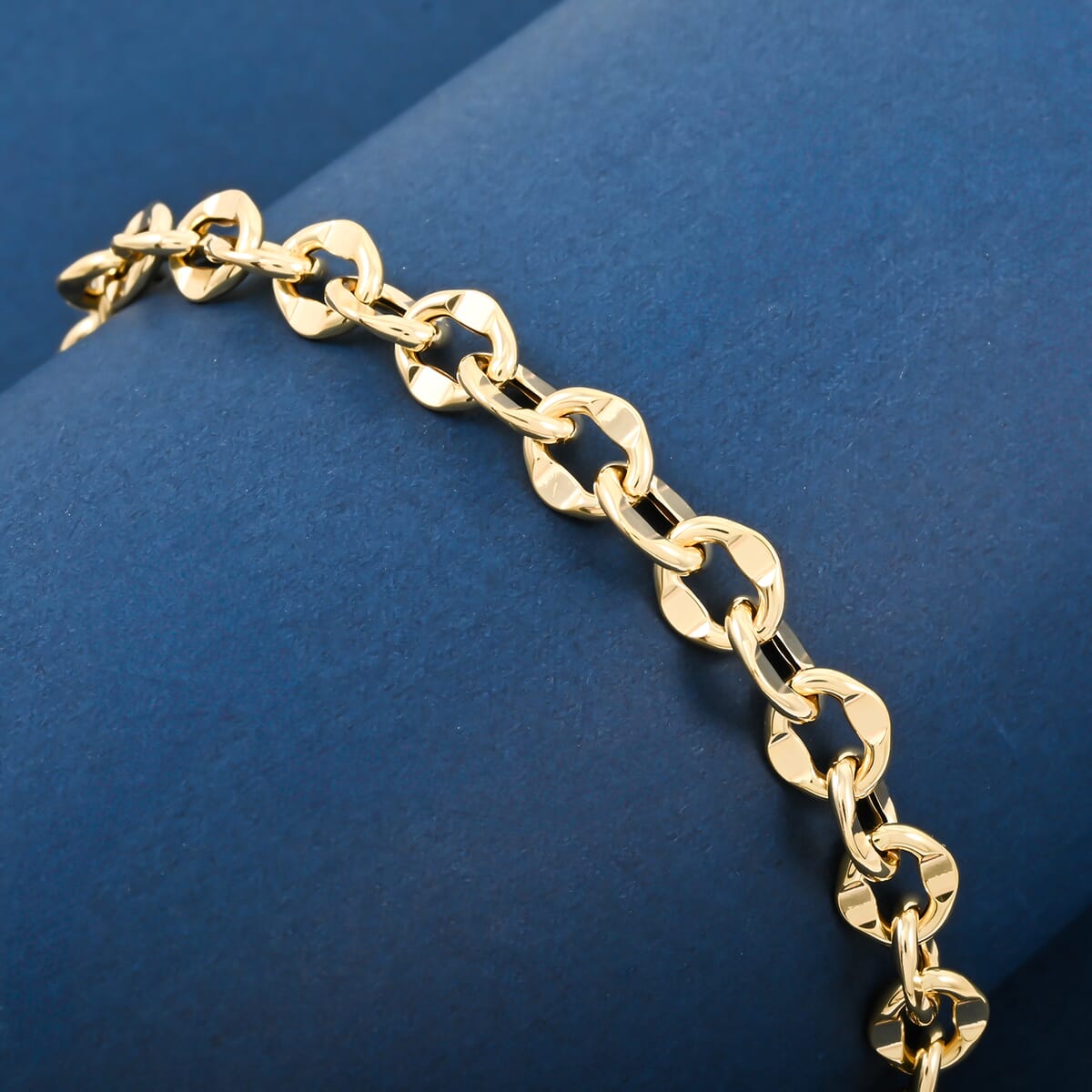Doorbuster Specchio Rolo Italian 10K Yellow Gold 6.5mm Bracelet (7.50 In) 3.55 Grams image number 1