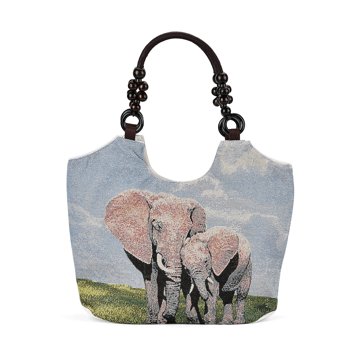 Blue Elephant Print - Product card gallery slide 1 (9432053350655)