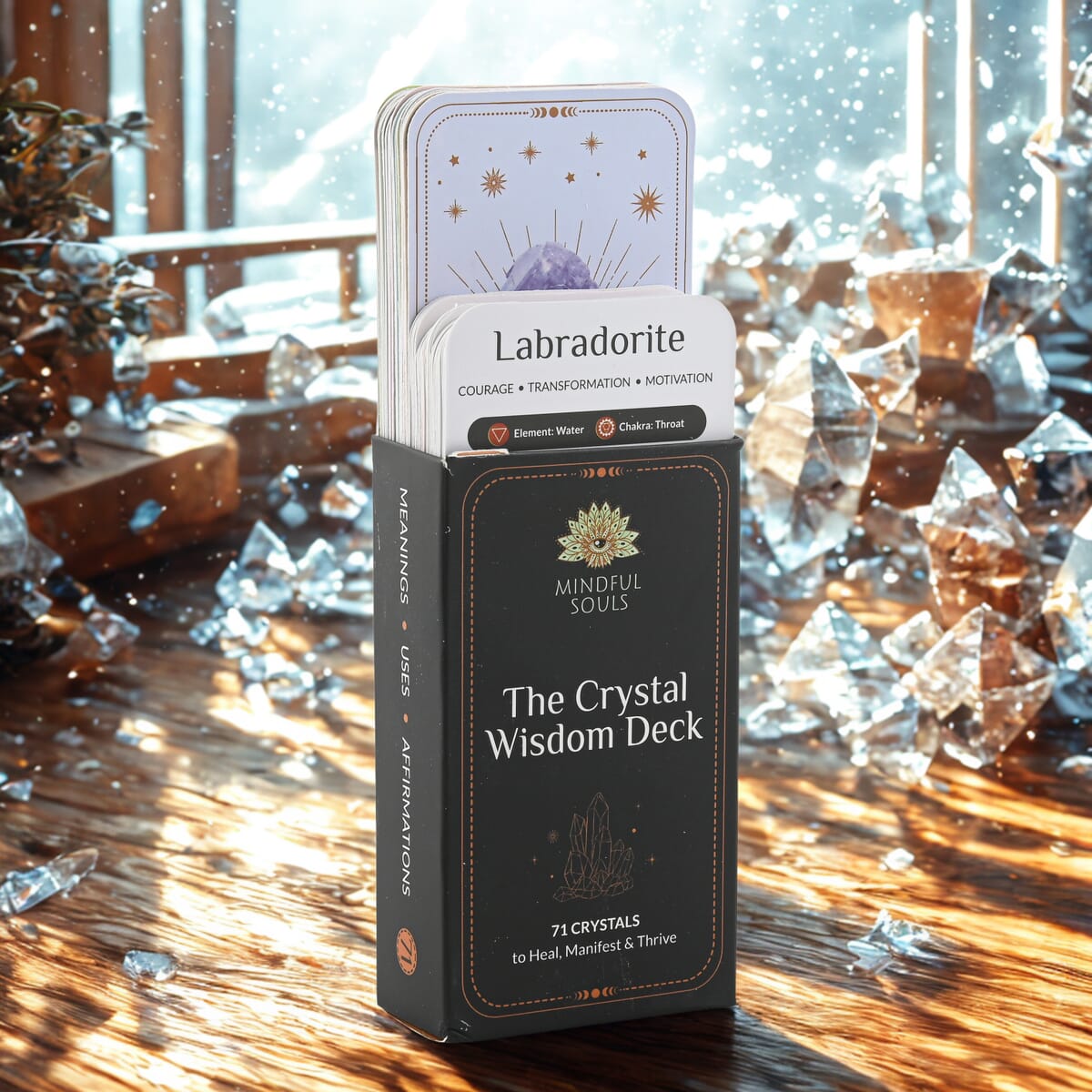 Mindful Crystal Wisdom Card Deck image number 1