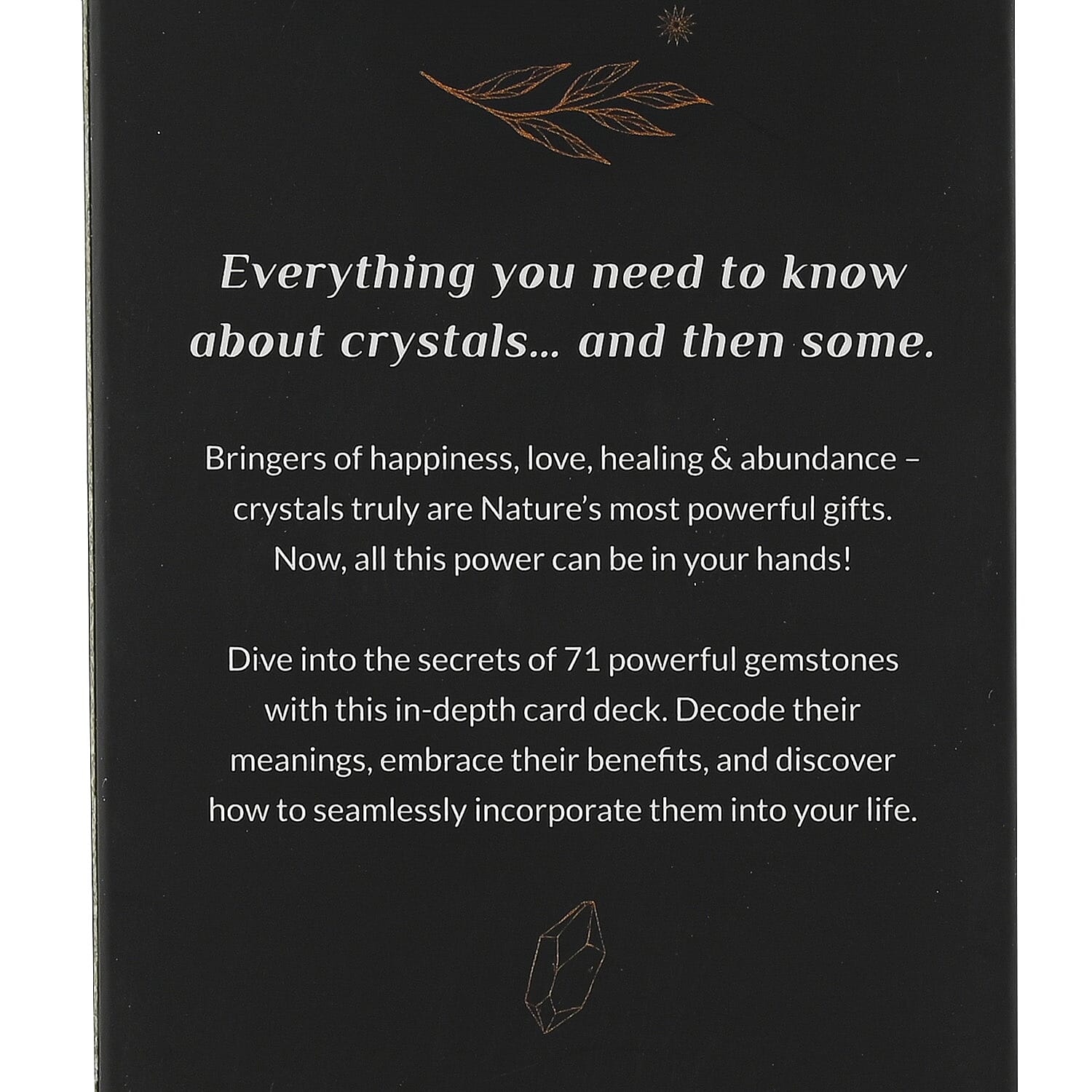 Mindful Crystal Wisdom Card Deck