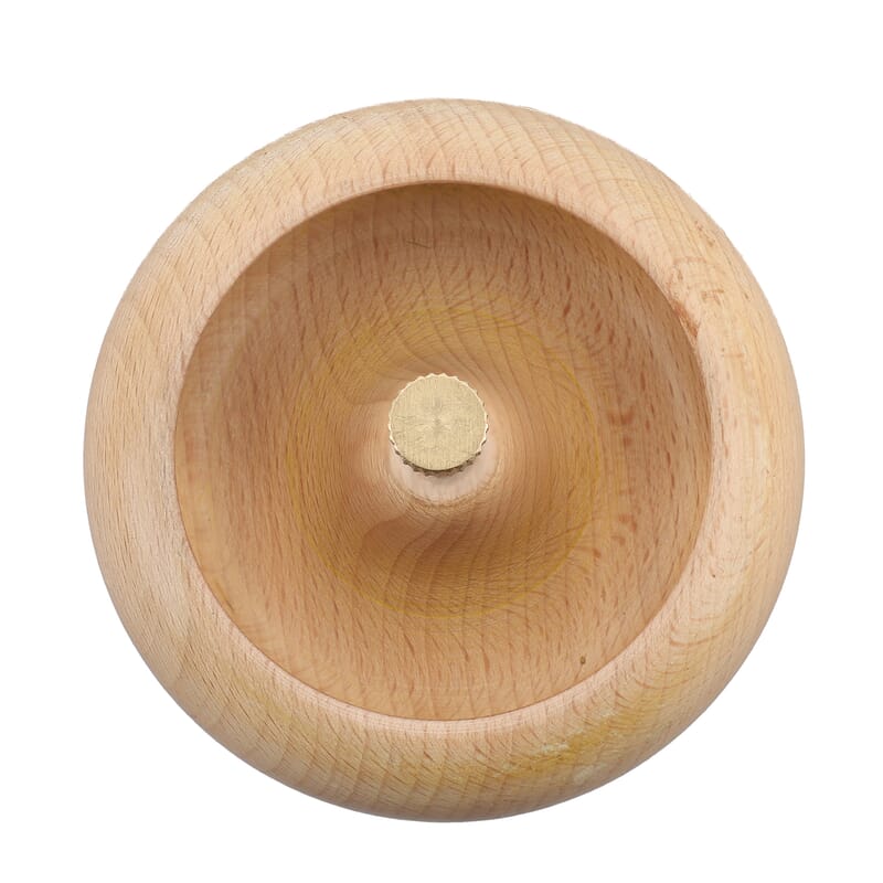 Wooden Bead Spinner with Triangular Base - 3 Revolving Spinner with Bearing, 3 Needle, 3 MTR Thread and Accessory (Patented)