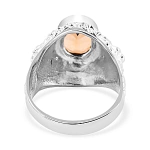 Brazilian Citrine 4.35 ctw Ring in Sterling Silver (Size 11.5)