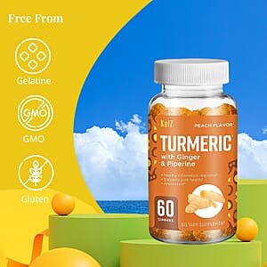 Kelz Turmeric and Ginger (60 Gummies)