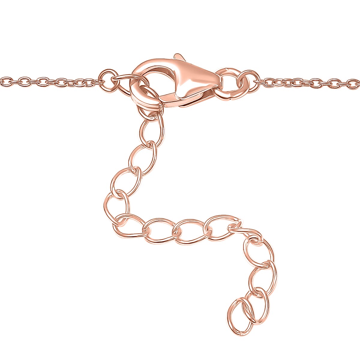 Diamond Accent Necklace 18 Inches in Vermeil Rose Gold Over Sterling Silver image number 4