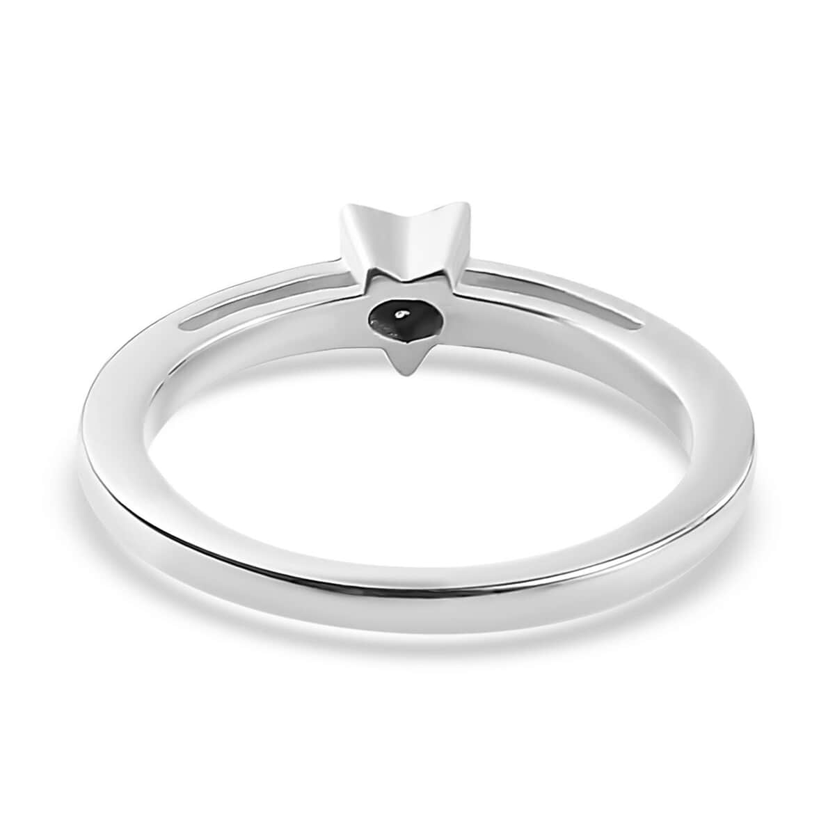 Diamond Accent Ring in Platinum Over Sterling Silver (Size 6.0) image number 4