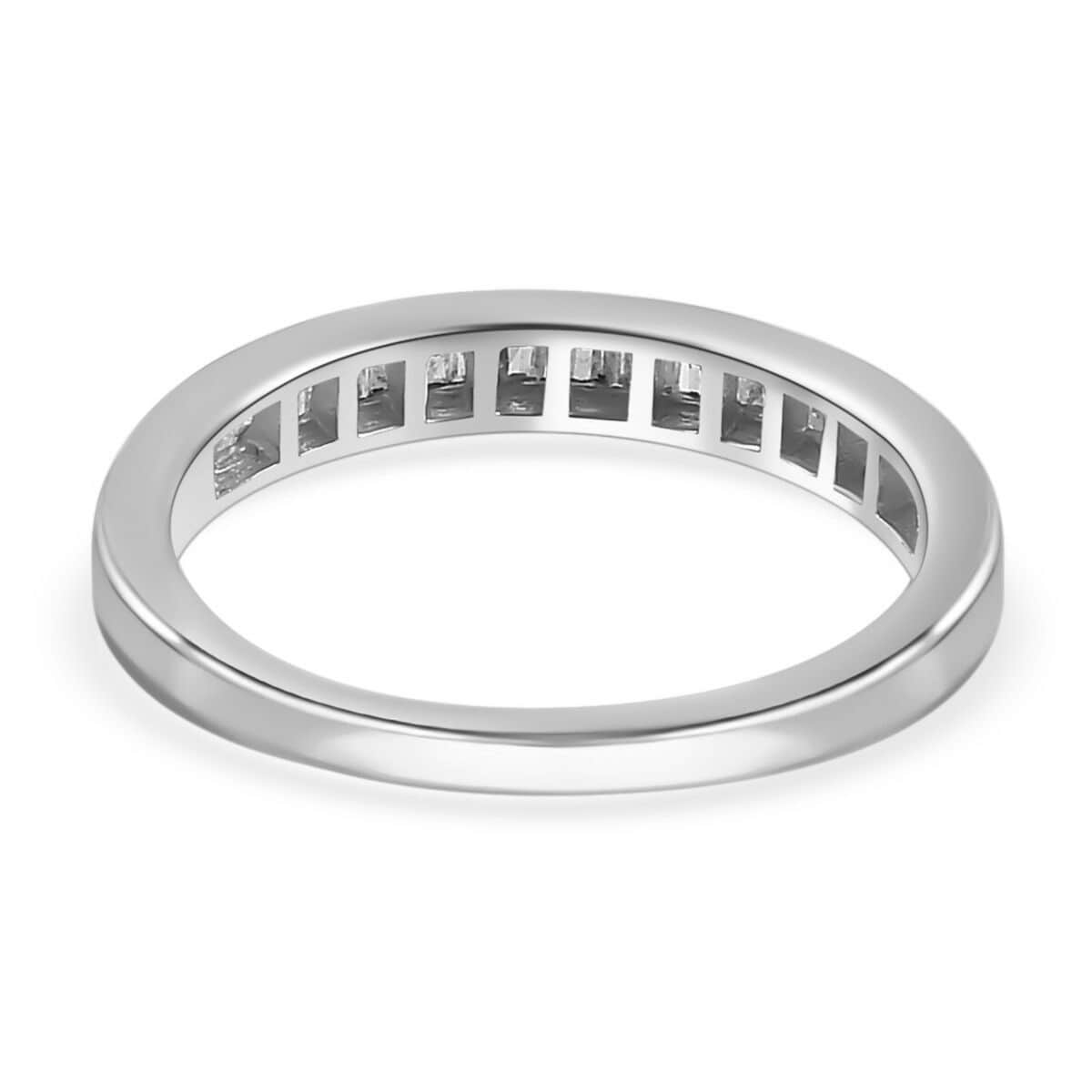 Diamond Half Eternity Band Ring in Vermeil Yellow Gold Over Sterling Silver (Size 9.0) 0.25 ctw image number 4