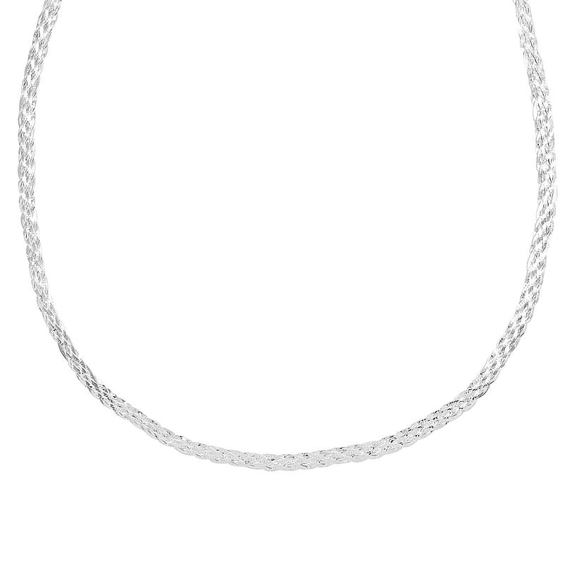 Sterling Silver Necklace 24 Inches 10 Grams