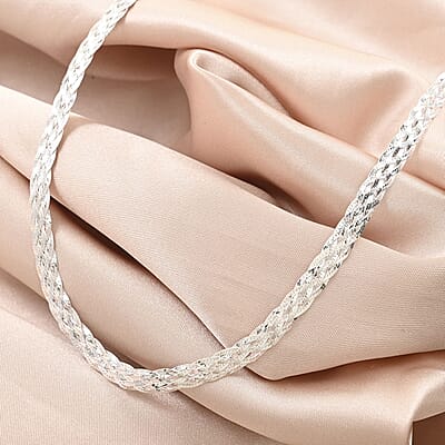 Sterling Silver Necklace 24 Inches 10 Grams