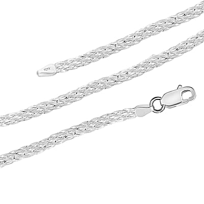 Sterling Silver Necklace 24 Inches 10 Grams
