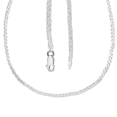 Sterling Silver Necklace 24 Inches 10 Grams