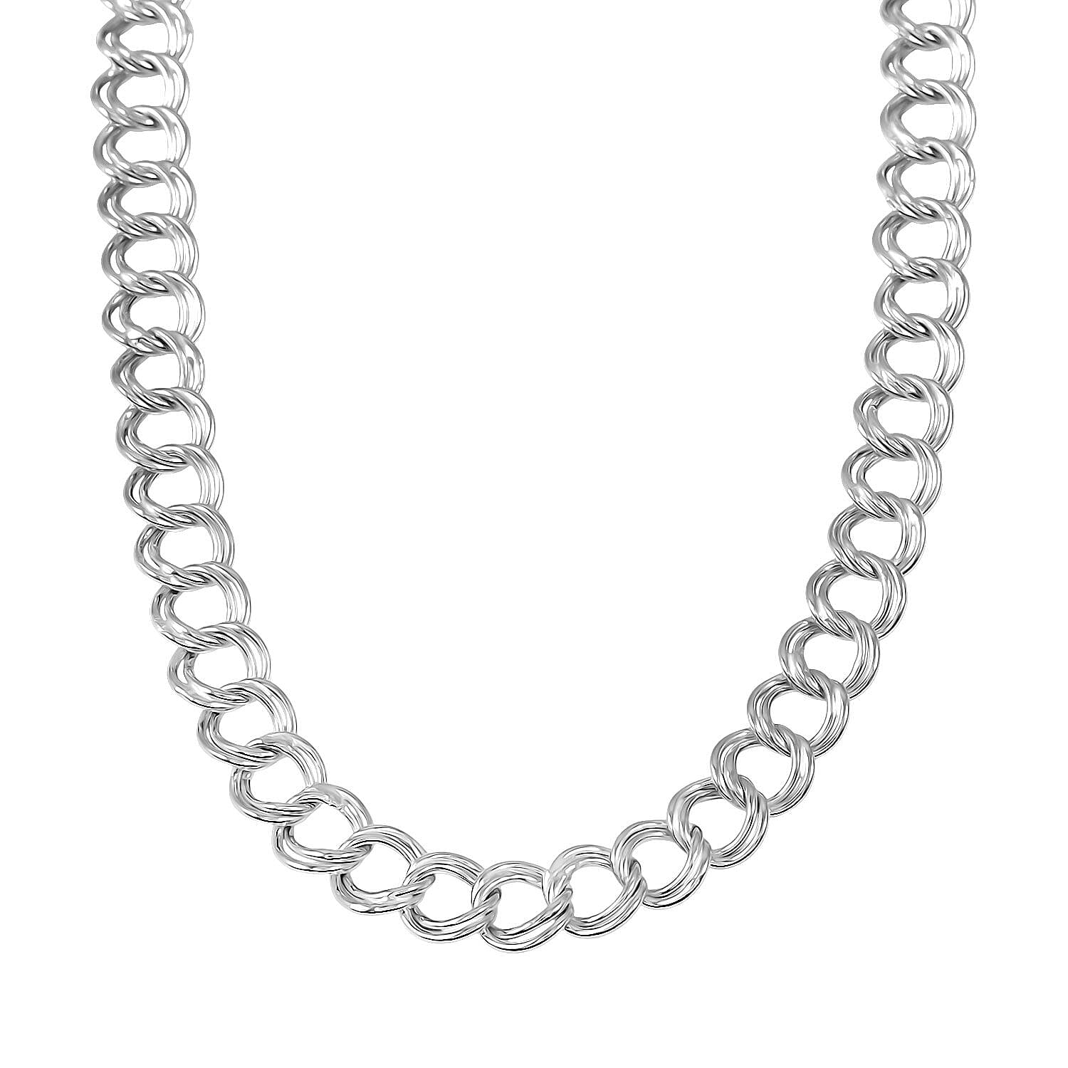 Sterling Silver Necklace 20 Inches 15.60 Grams